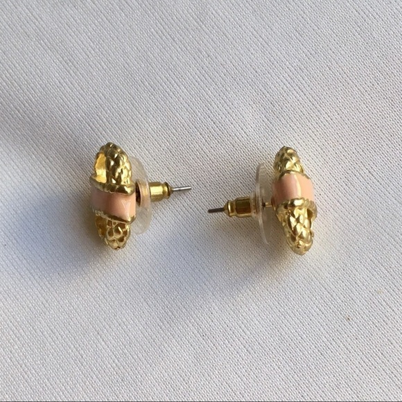 Gold Stud Earrings - Picture 5 of 5